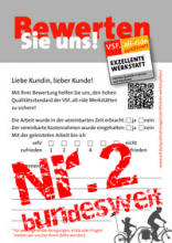 VSF-Feedback: Nr. 2 bundesweit